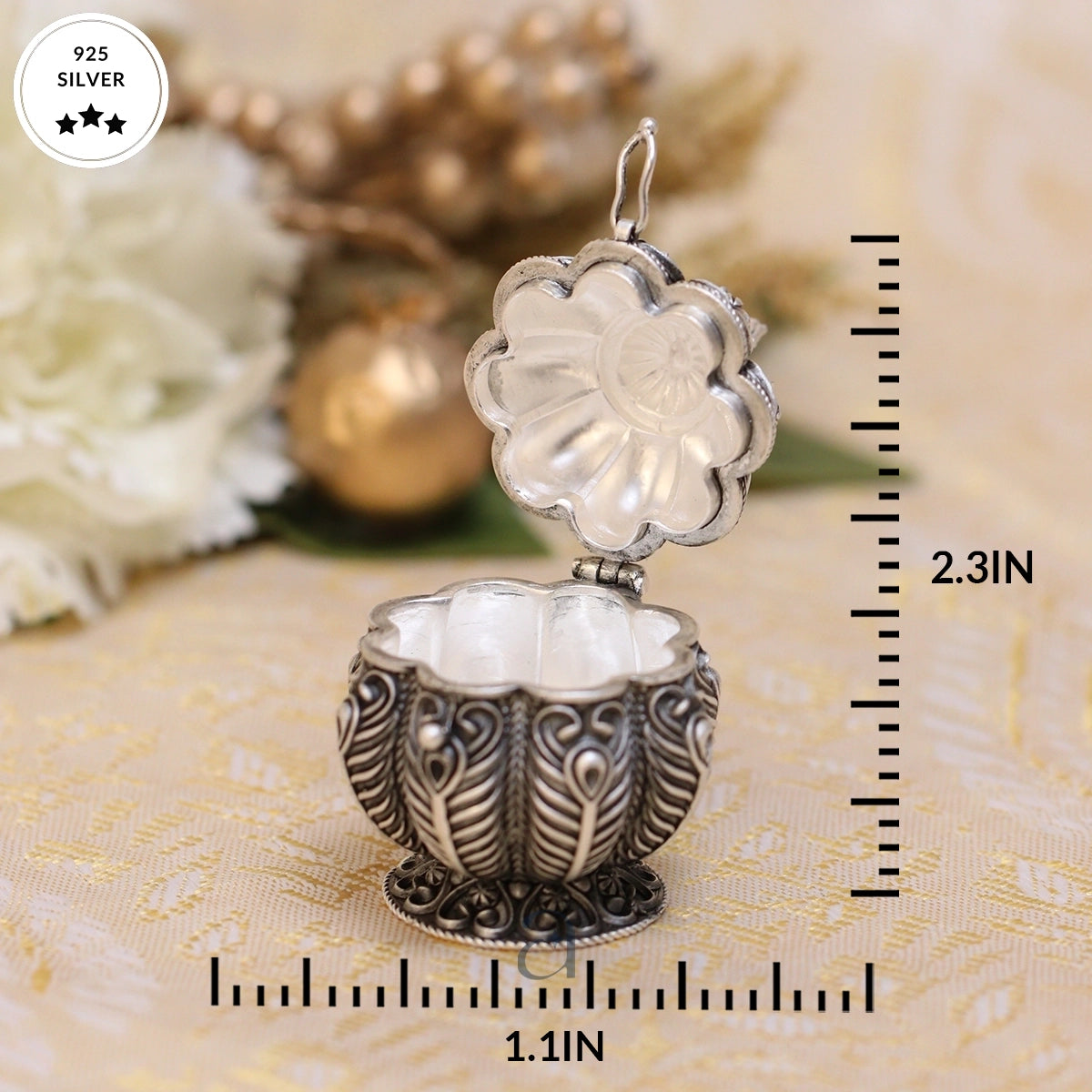 Antique Silver Handcrafted Karanda