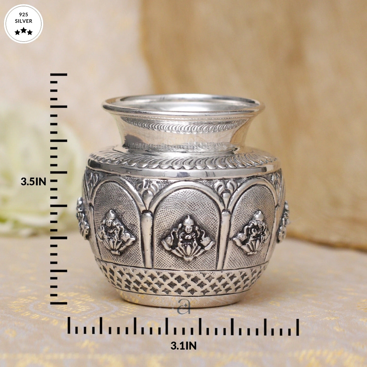 92.5 Silver Kalash for Sacred Blessings