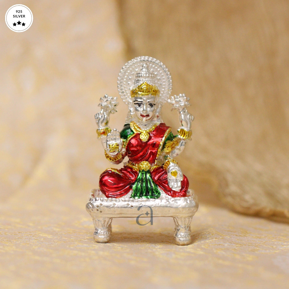 925 Silver Lakshmi ji idol