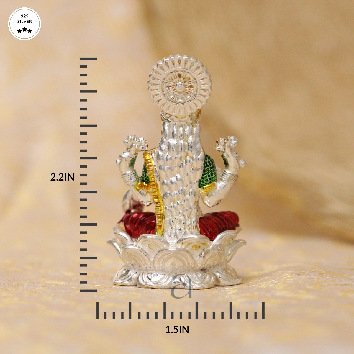 925 Silver Lord Lakshmi ji Idol