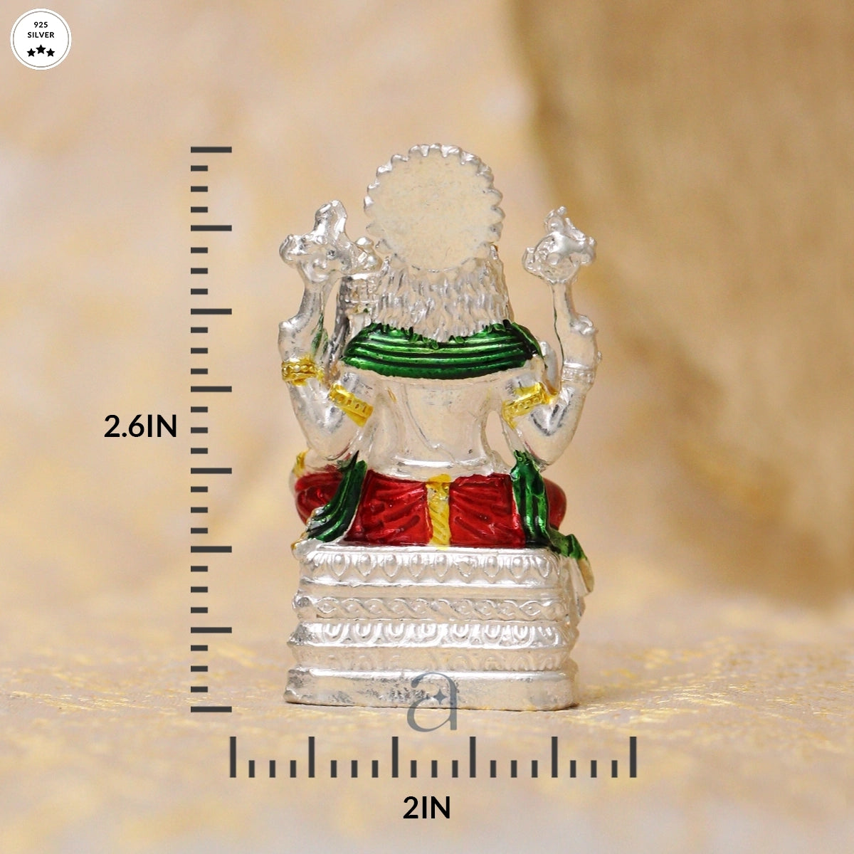 925 Silver Lakshmi Narasimha idol