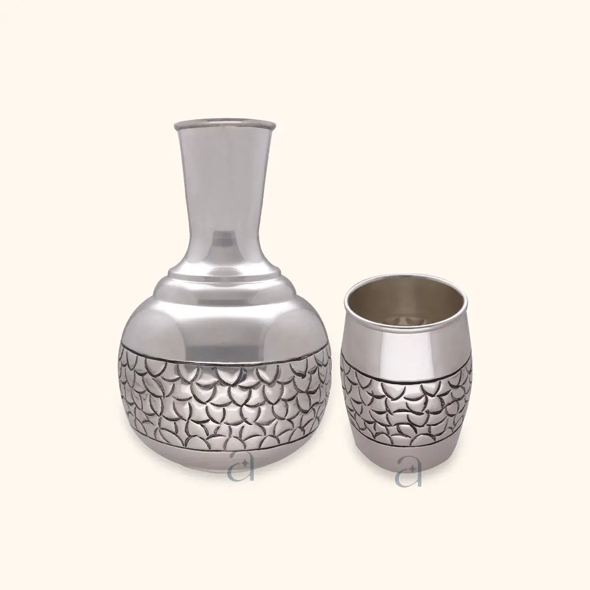 925 Antique Silver Kunja Surayi Set