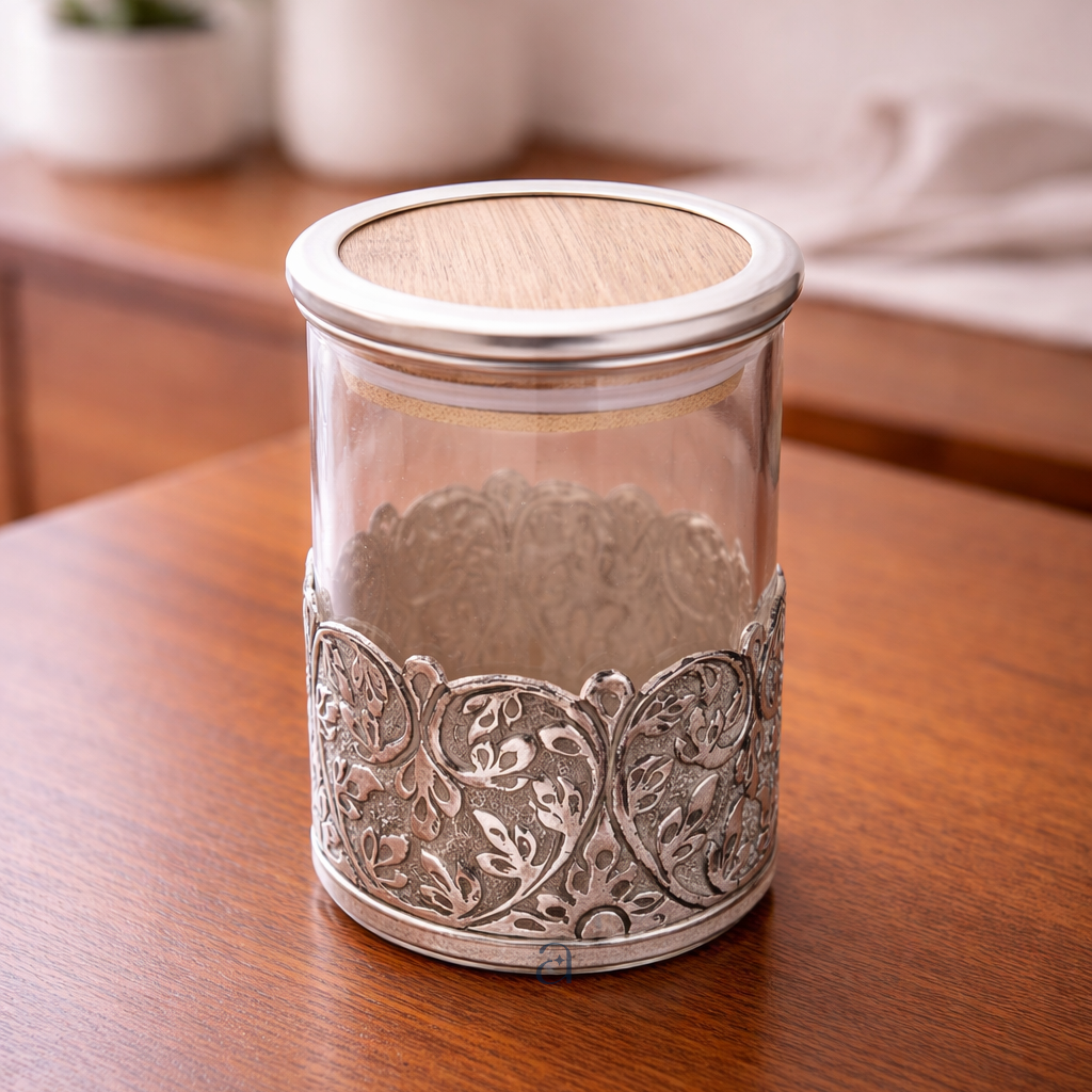Buy 925 Silver Containers for Timeless Charm Online at Best Price - Aahi Silverware | Ranka Jewellers