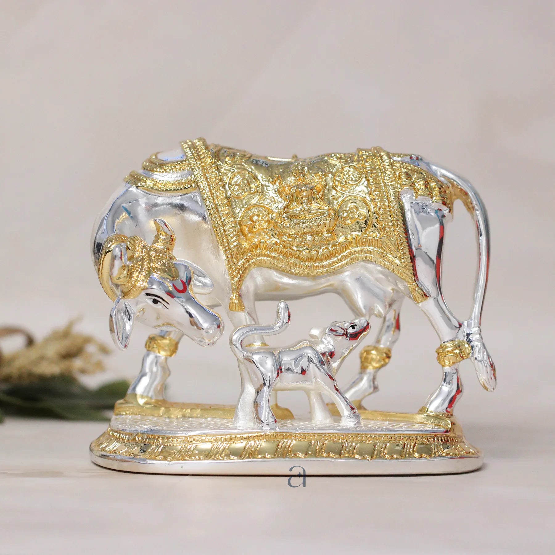 Golden & Silver Kamadhenu Cow