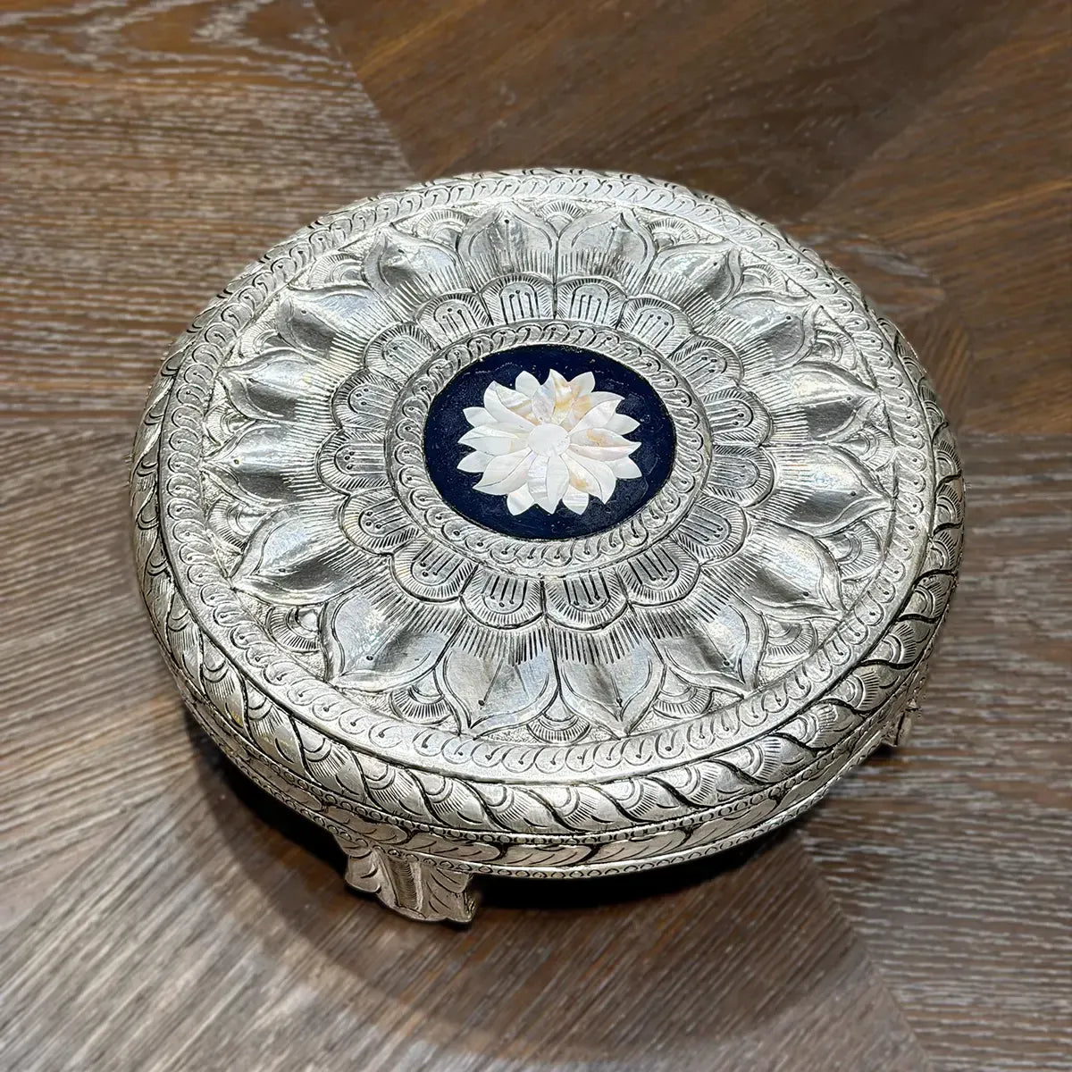 Designer Silver Chowki