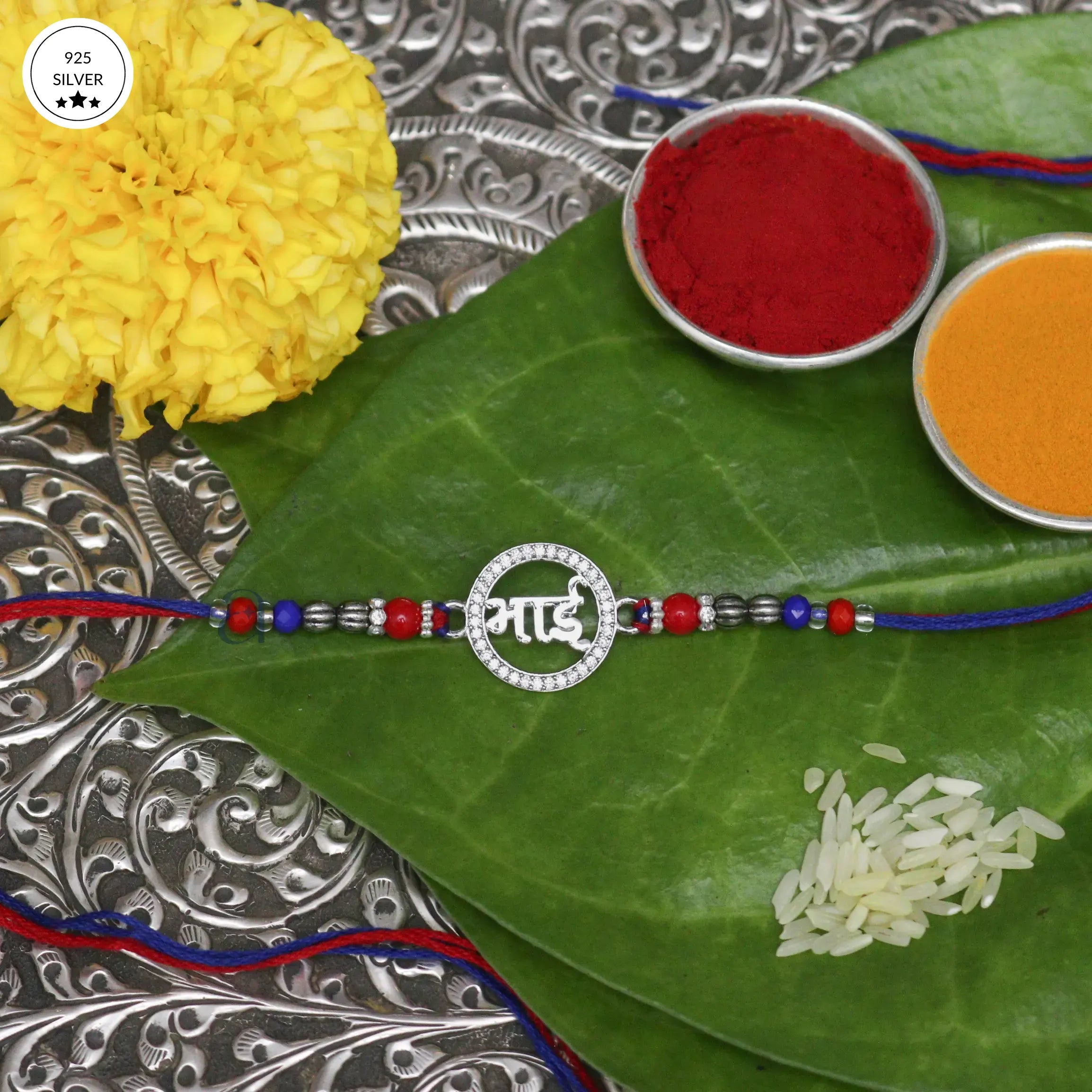 925 Silver Rakhi for Bhai