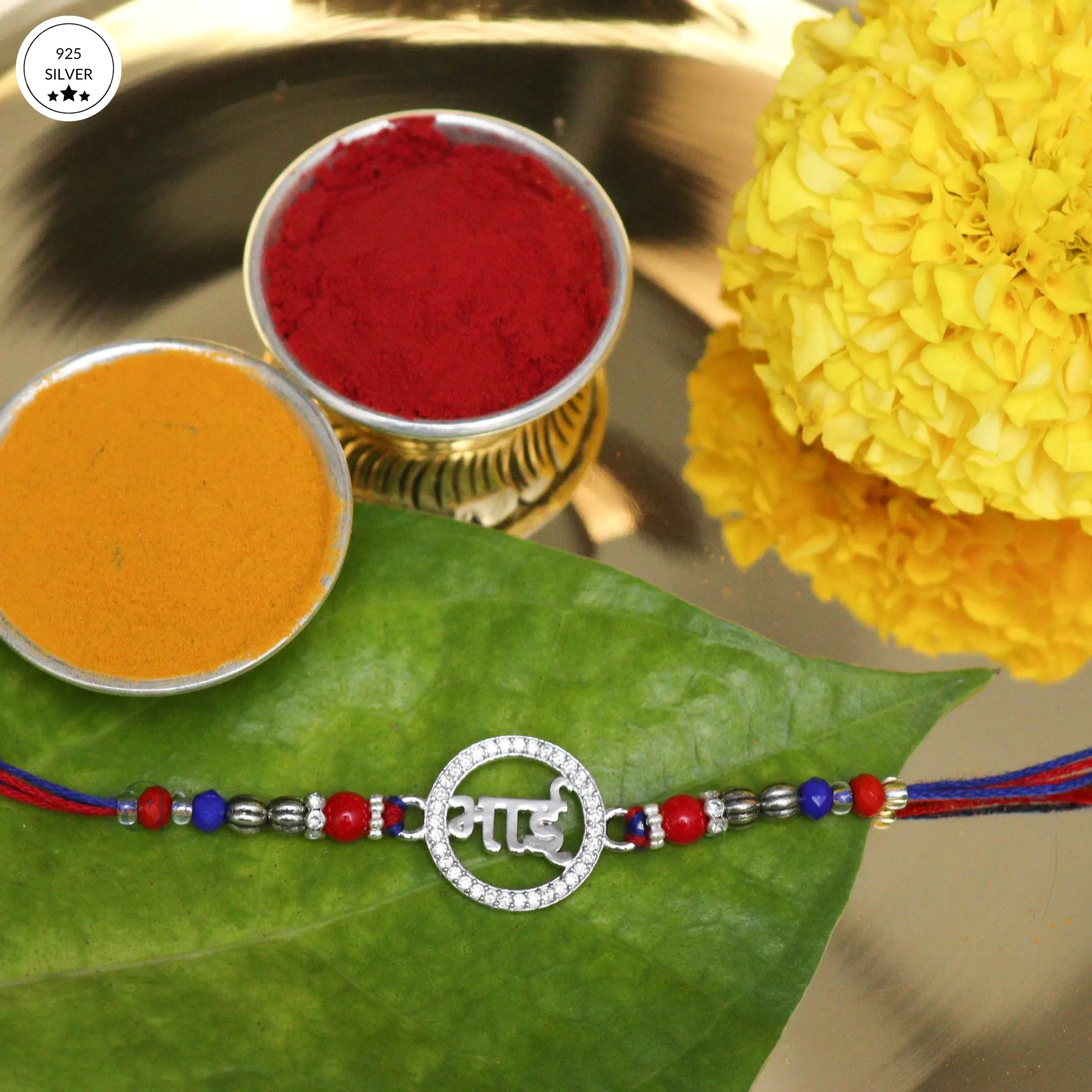 925 Silver Rakhi for Bhai