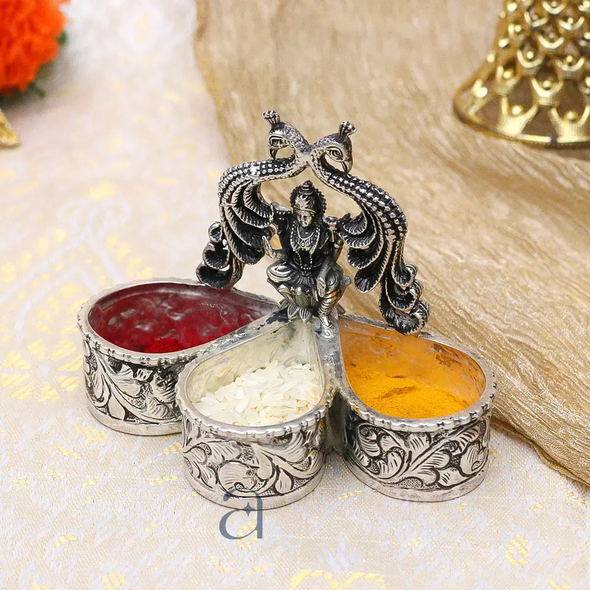 925 Antique Silver Lakshmi Karanda