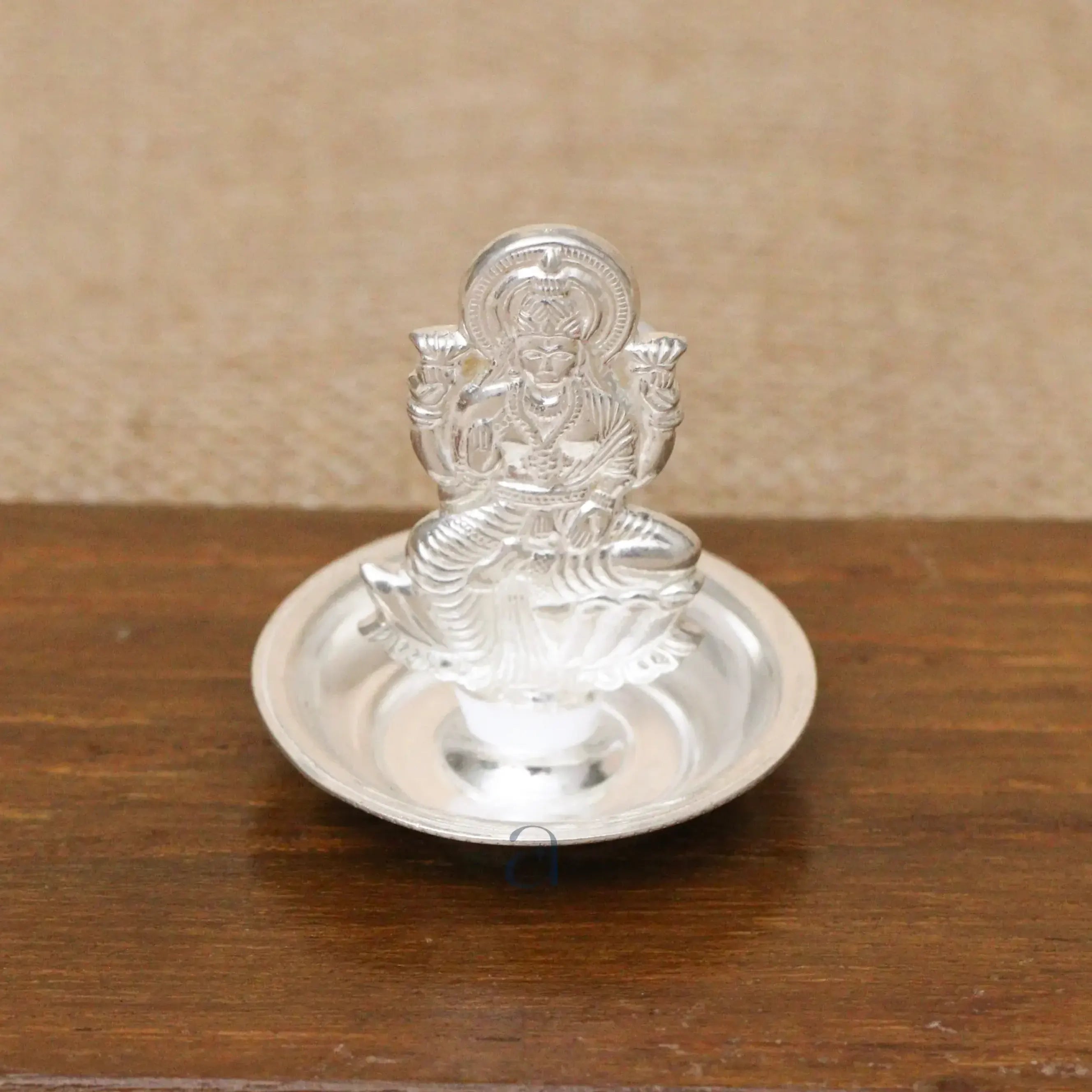 Silver Lakshmi Agarbatti Stand