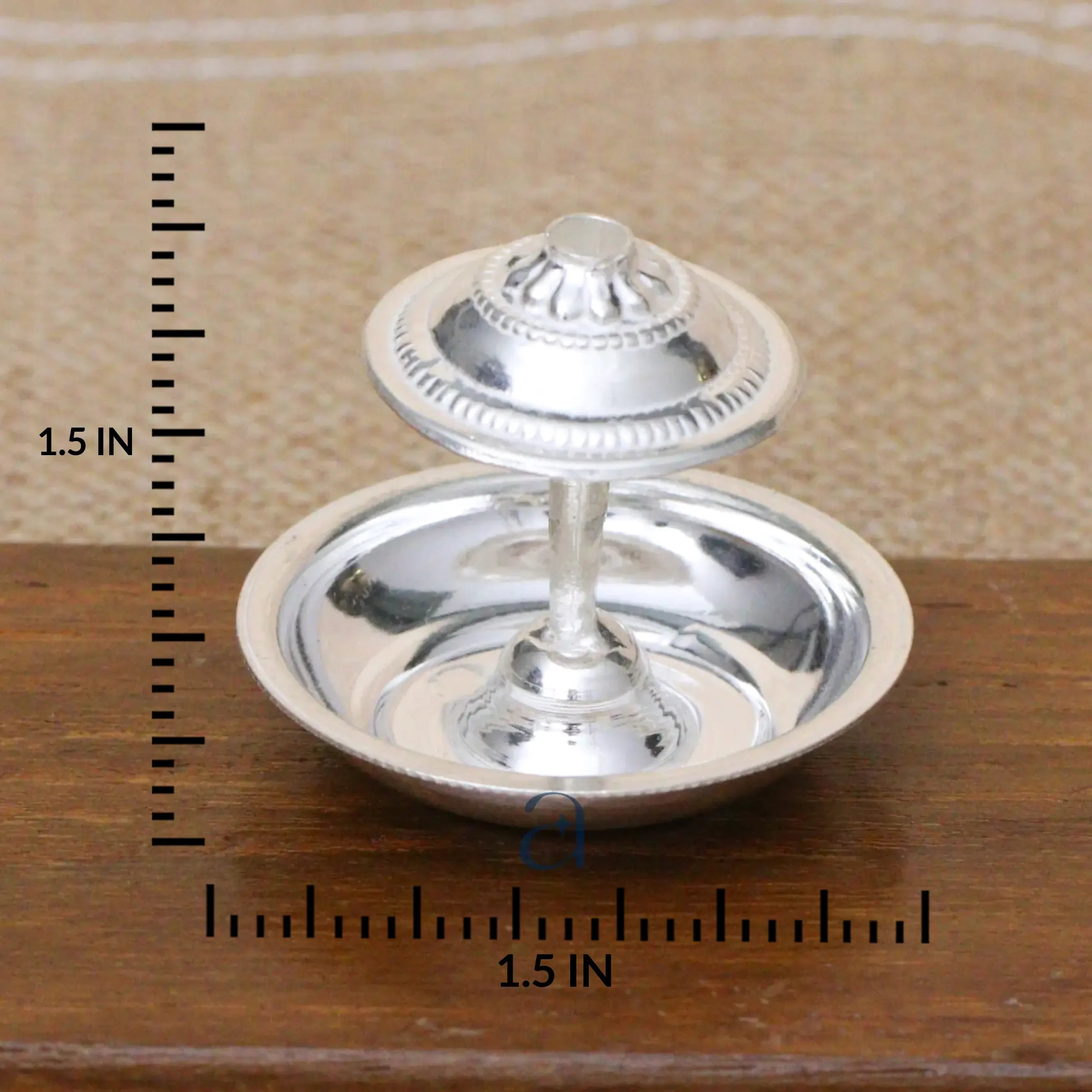 Sterling Silver Agarbatti Stand