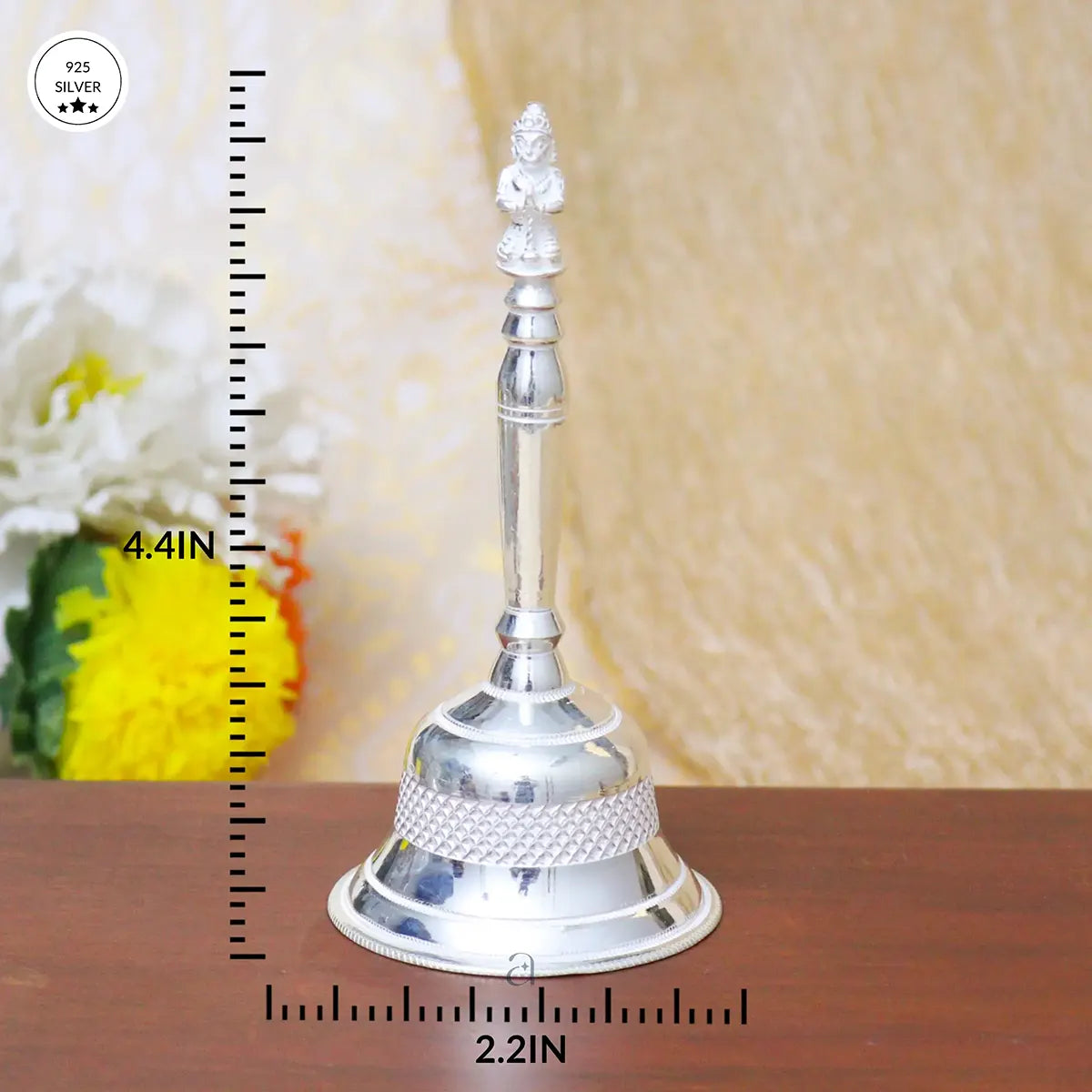 Solid Silver Hanuman Ji Ghanti
