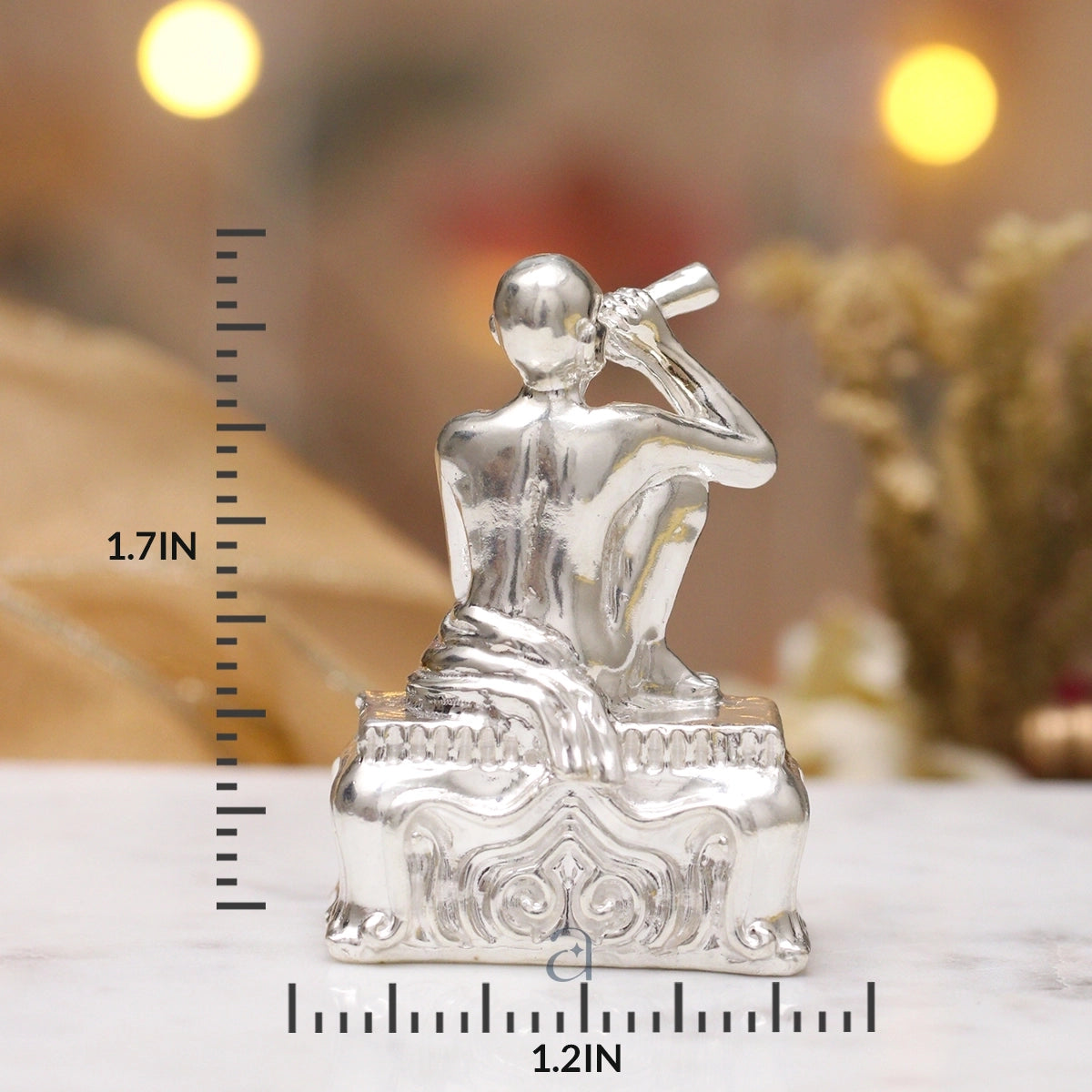 925 Silver Solid Gajanan Maharaj Idol