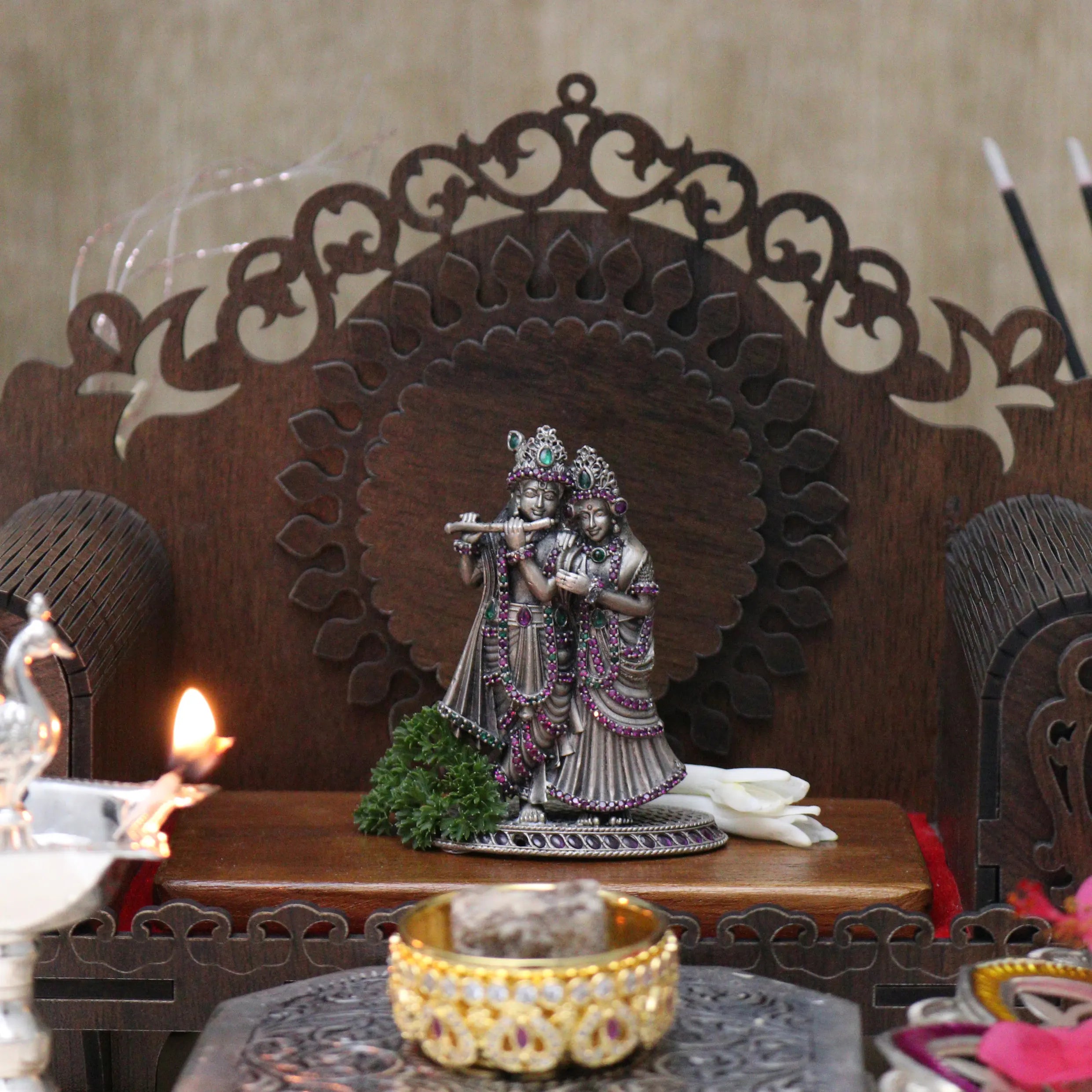Radha Krishna Idol for Home Worship