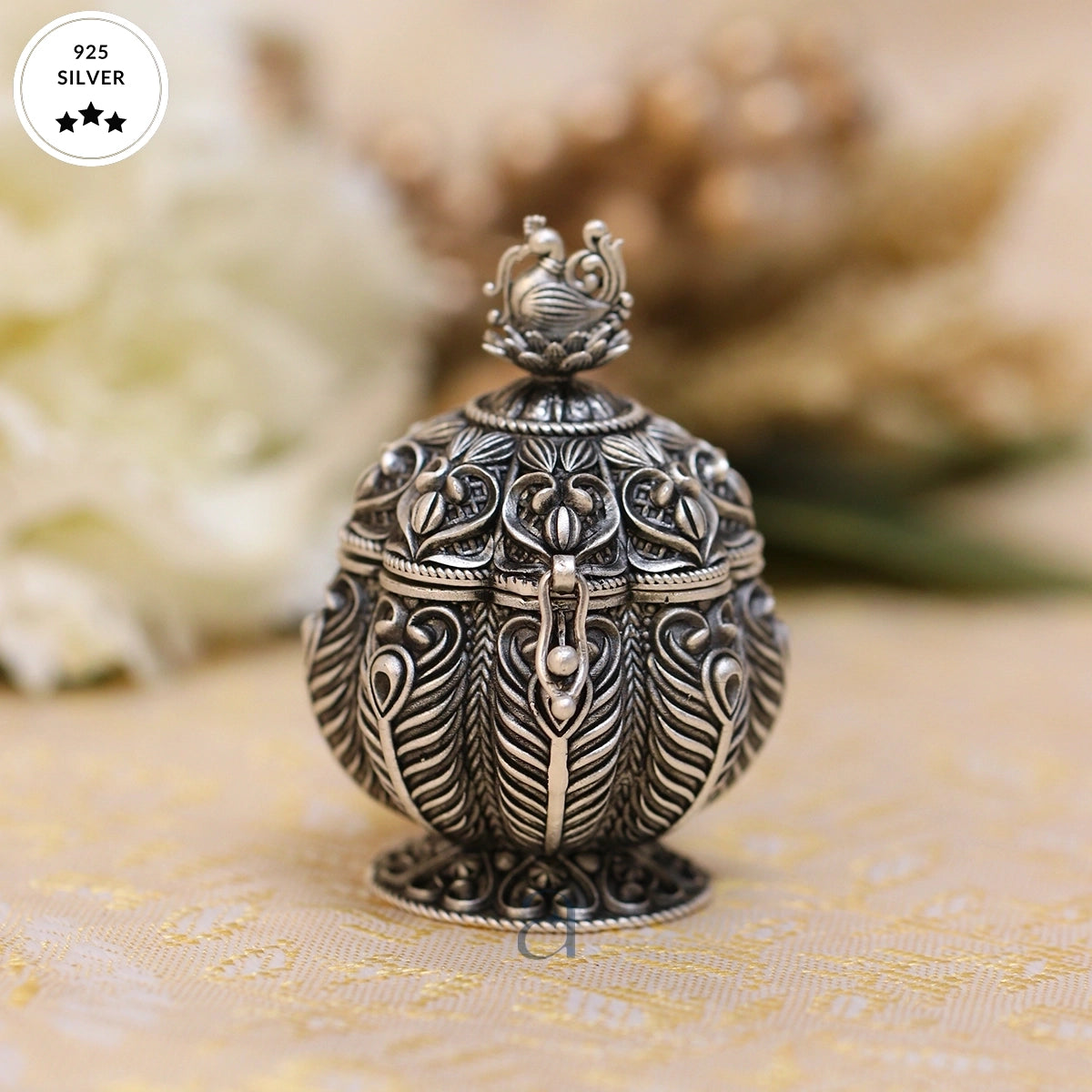 Antique Silver Handcrafted Karanda