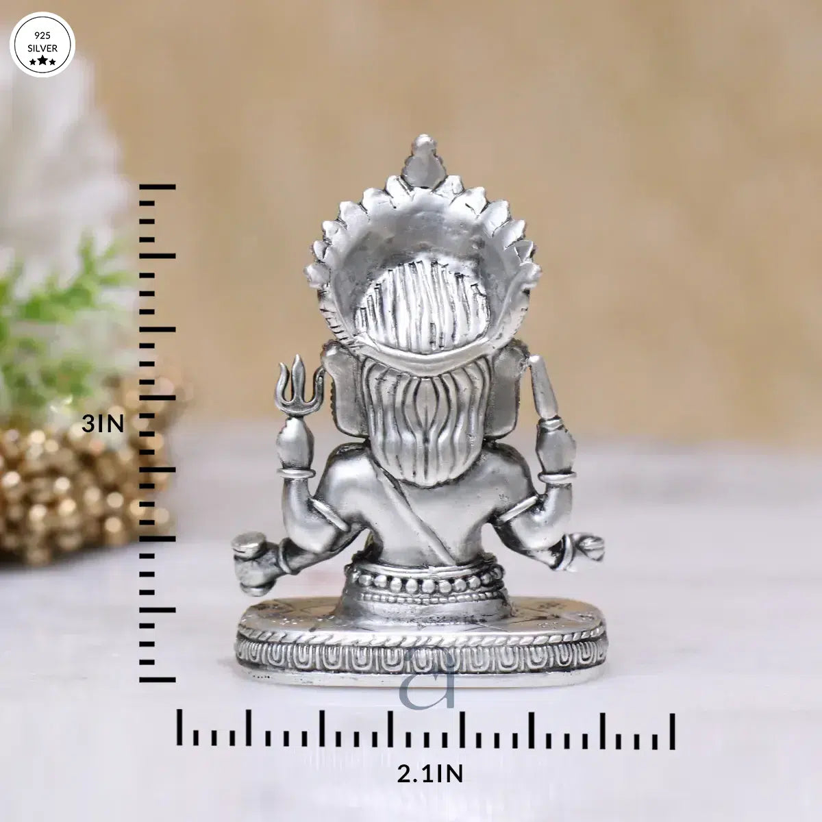 925 Antique Silver Nakoda Idol