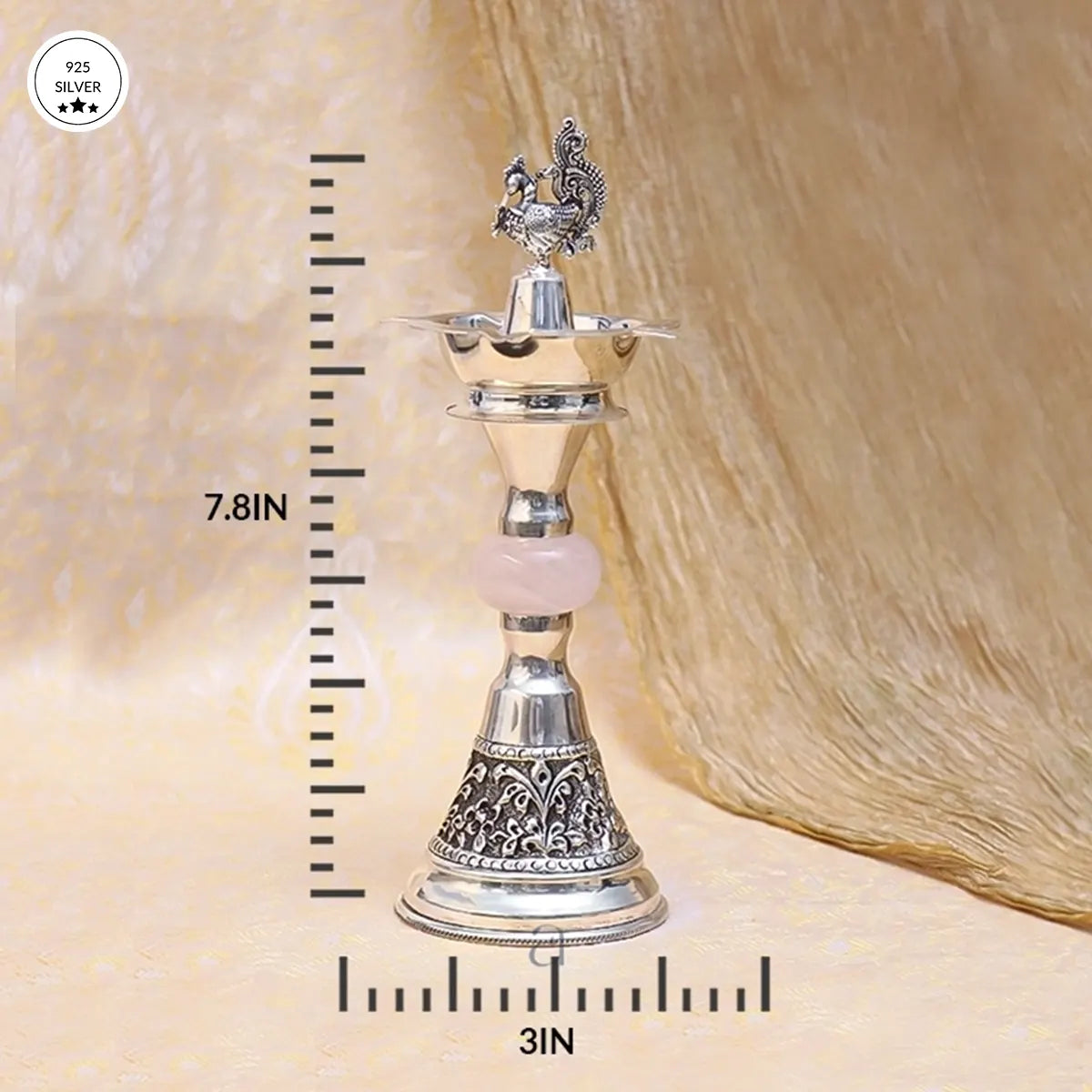 925 Antique Mable With Filigree Design Silver Samai
