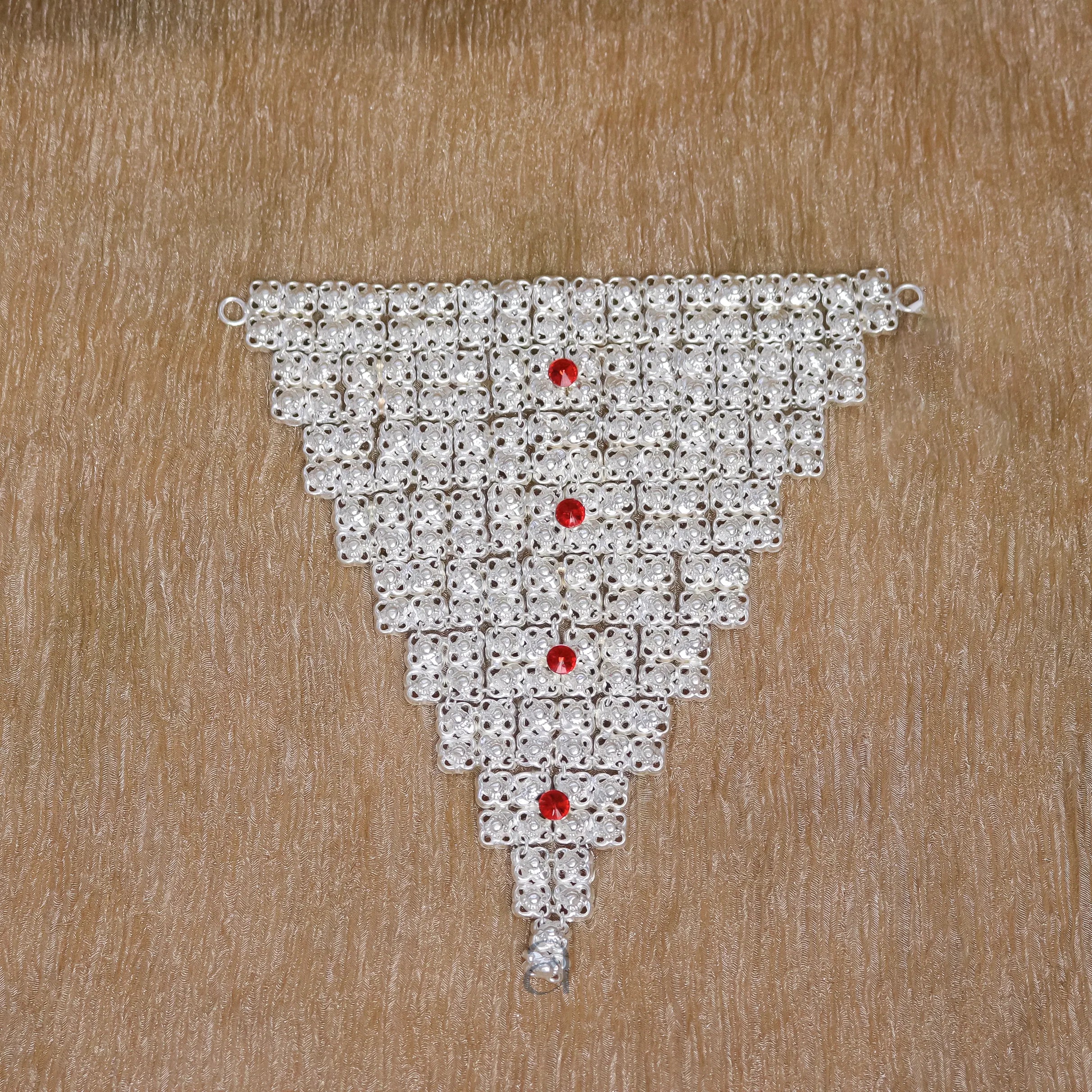 Handcrafted Silver Trunk Cover