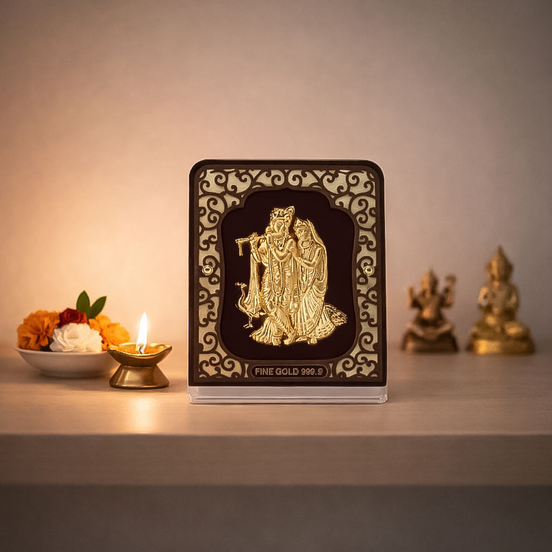 Radha Krishna Table Top Frame