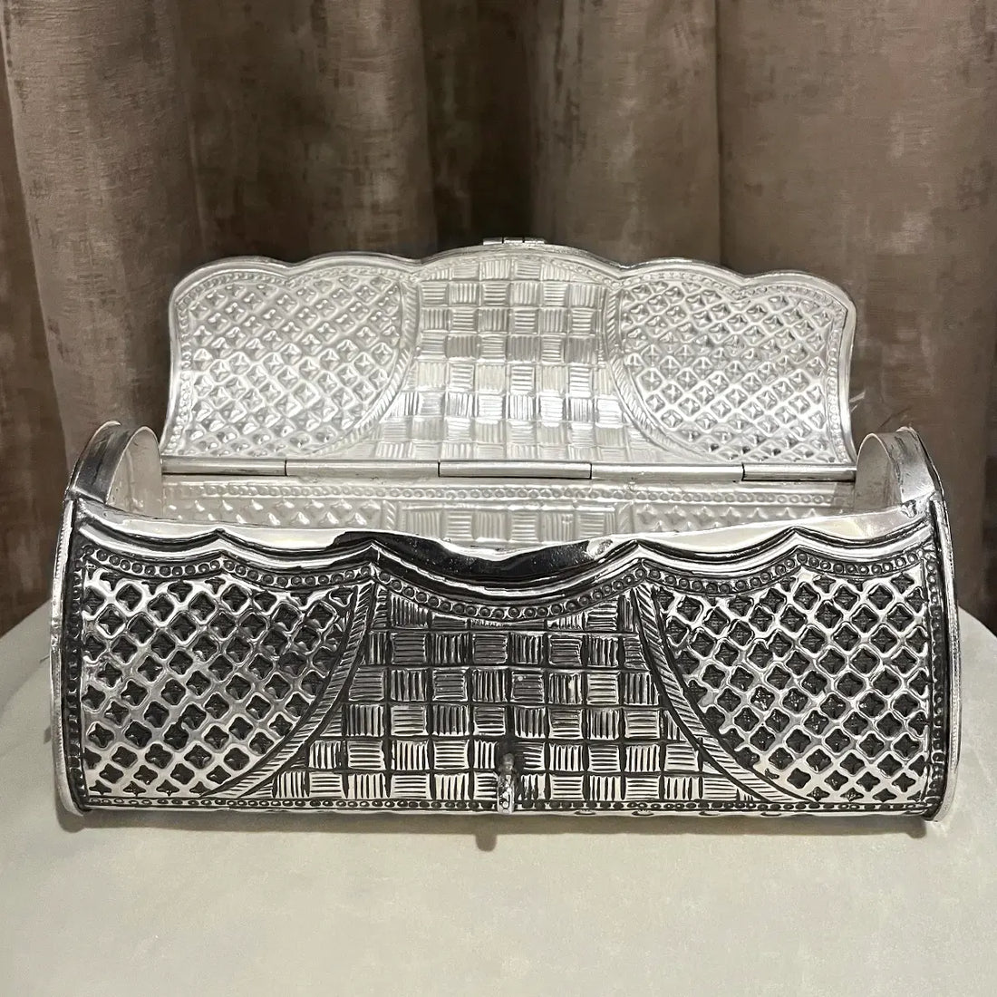 Classic Antique Silver Purse