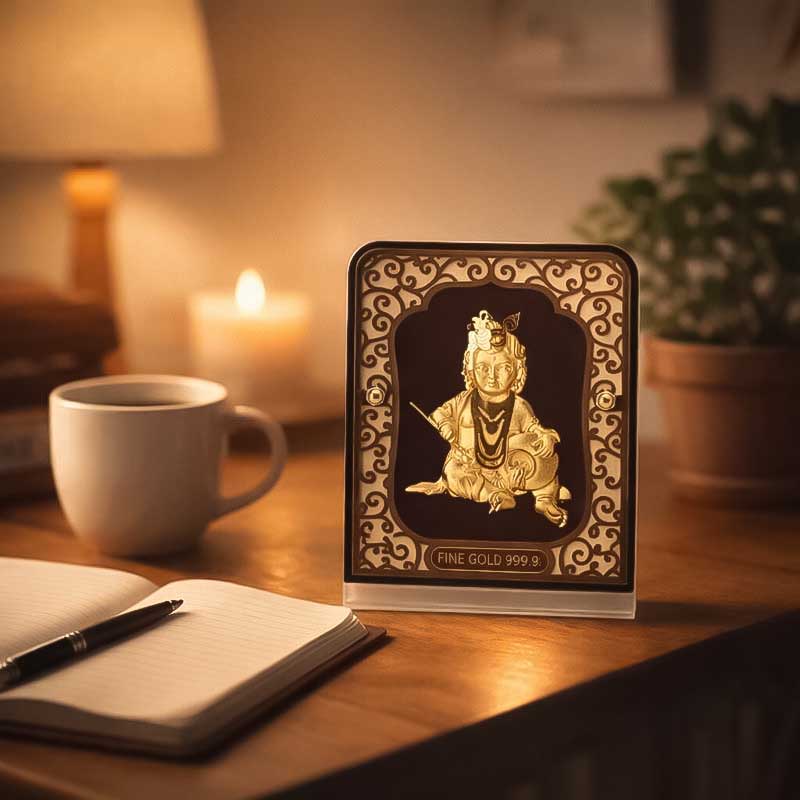Golden Bal Gopal Table Top Frame