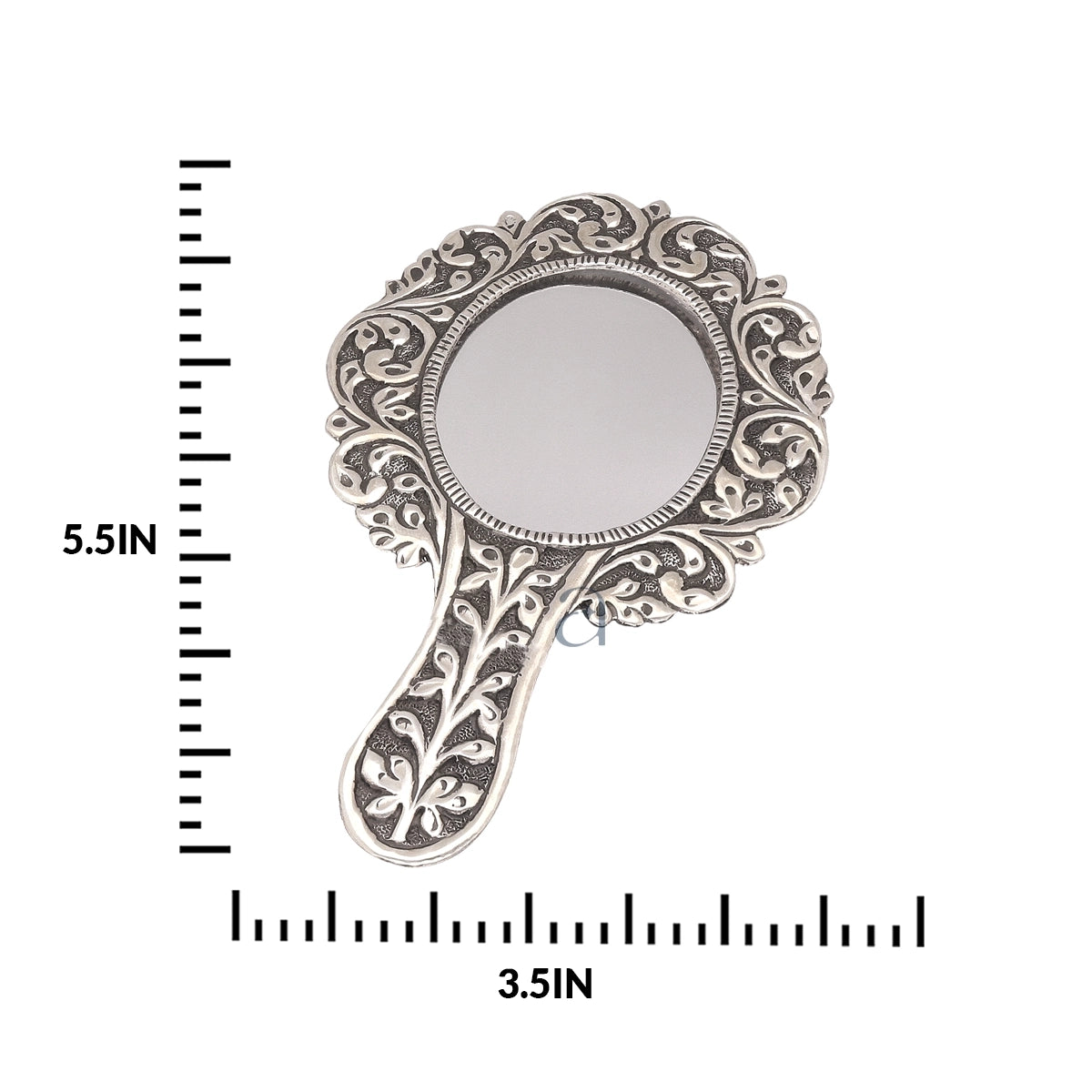 92.5 Antique Silver Mirror