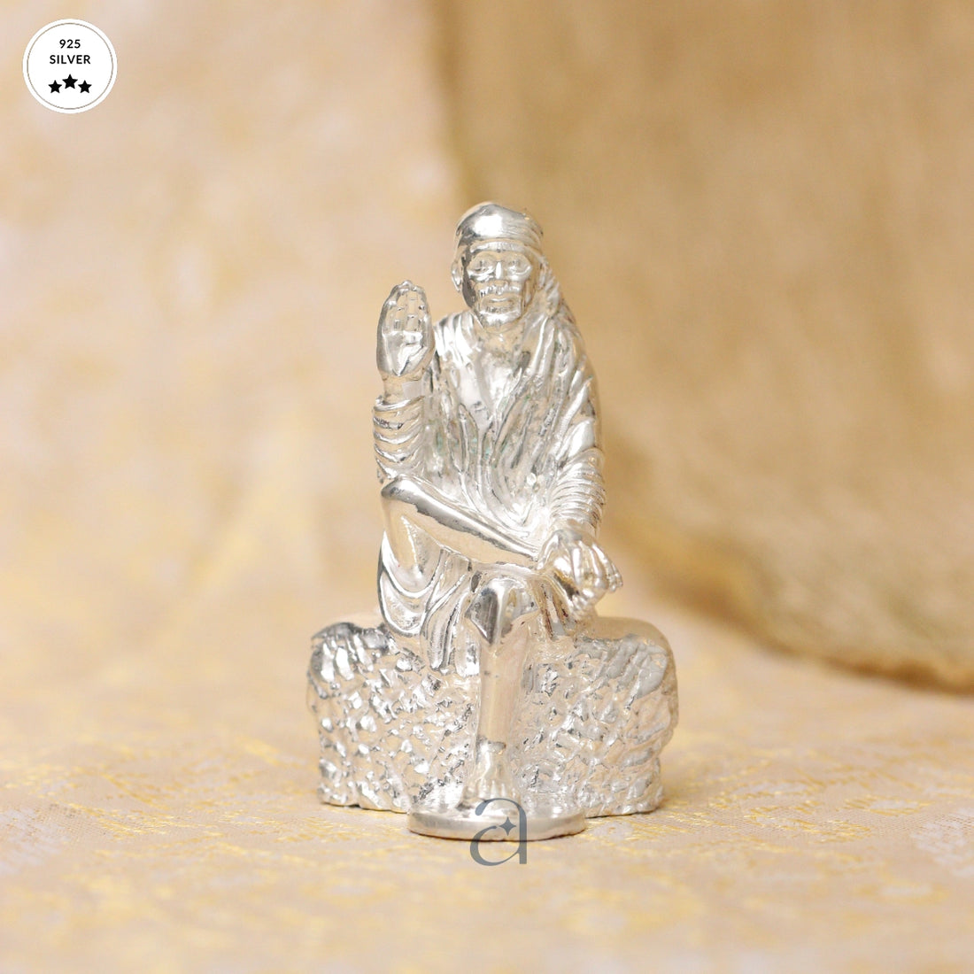 925 Silver Solid Shirdi Sai Baba