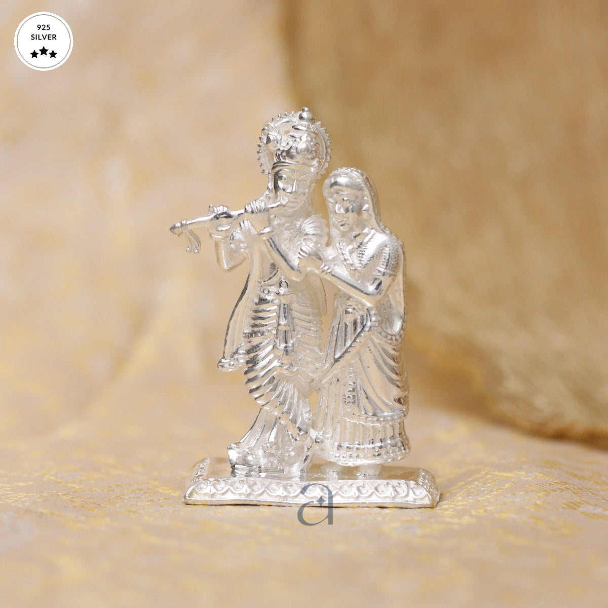 925 Silver Solid Radha Krishna