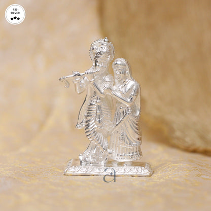 925 Silver Solid Radha Krishna