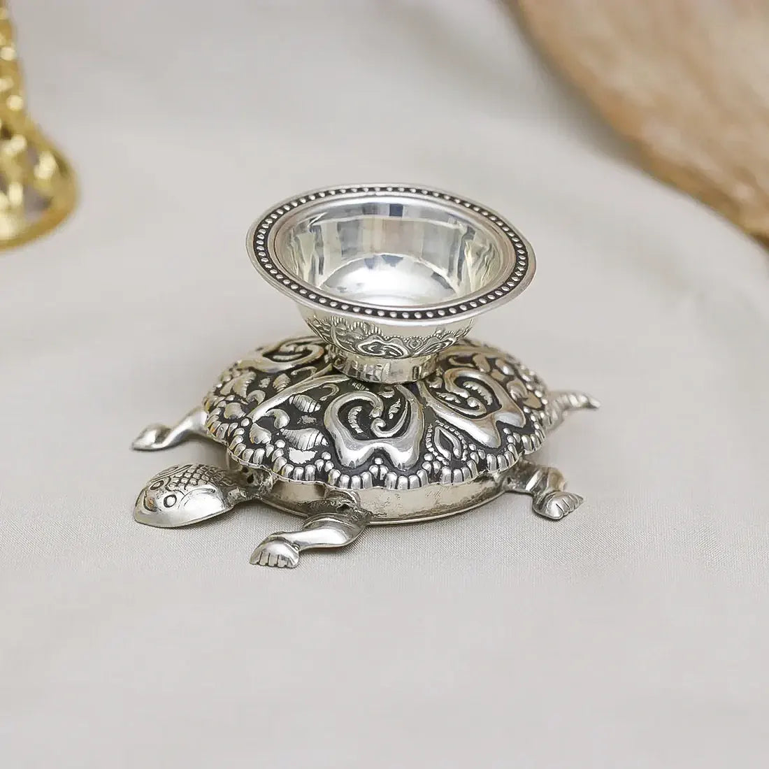 925 Antique Turtle Silver Niranjan