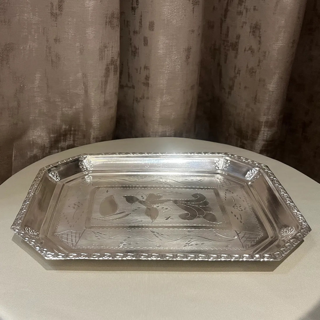 Elegant Silver Tray