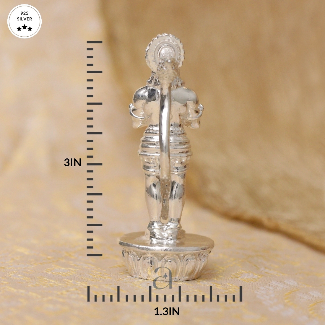 925 Silver Hanumanji Idol