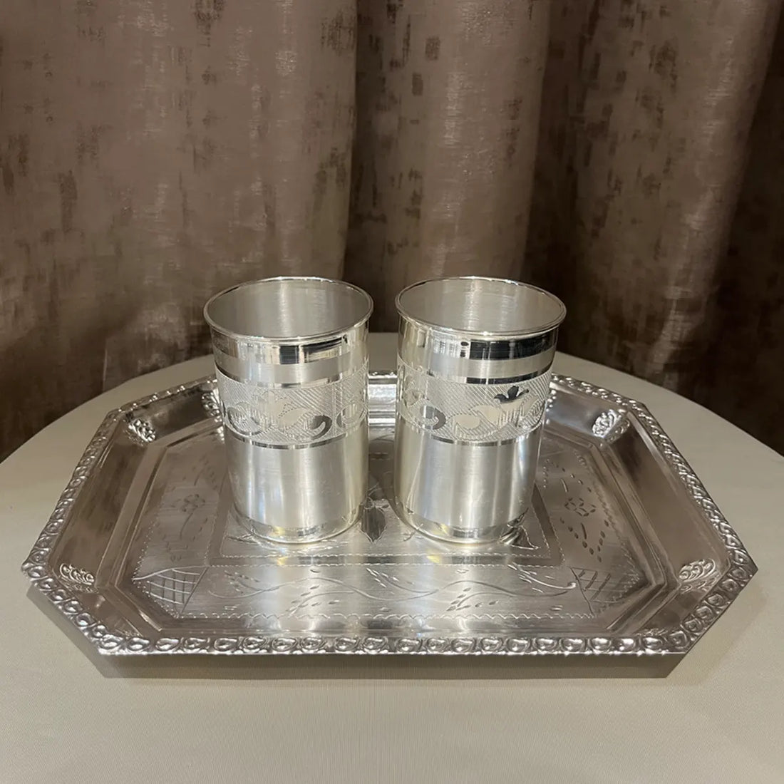 Elegant Silver Tray