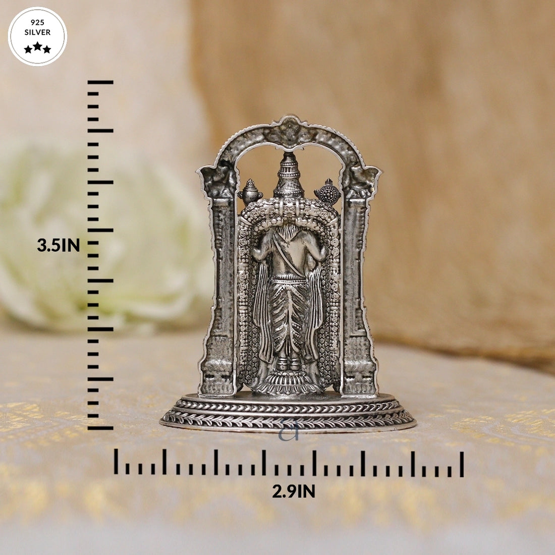 Antique Silver Balaji for Spiritual Bliss