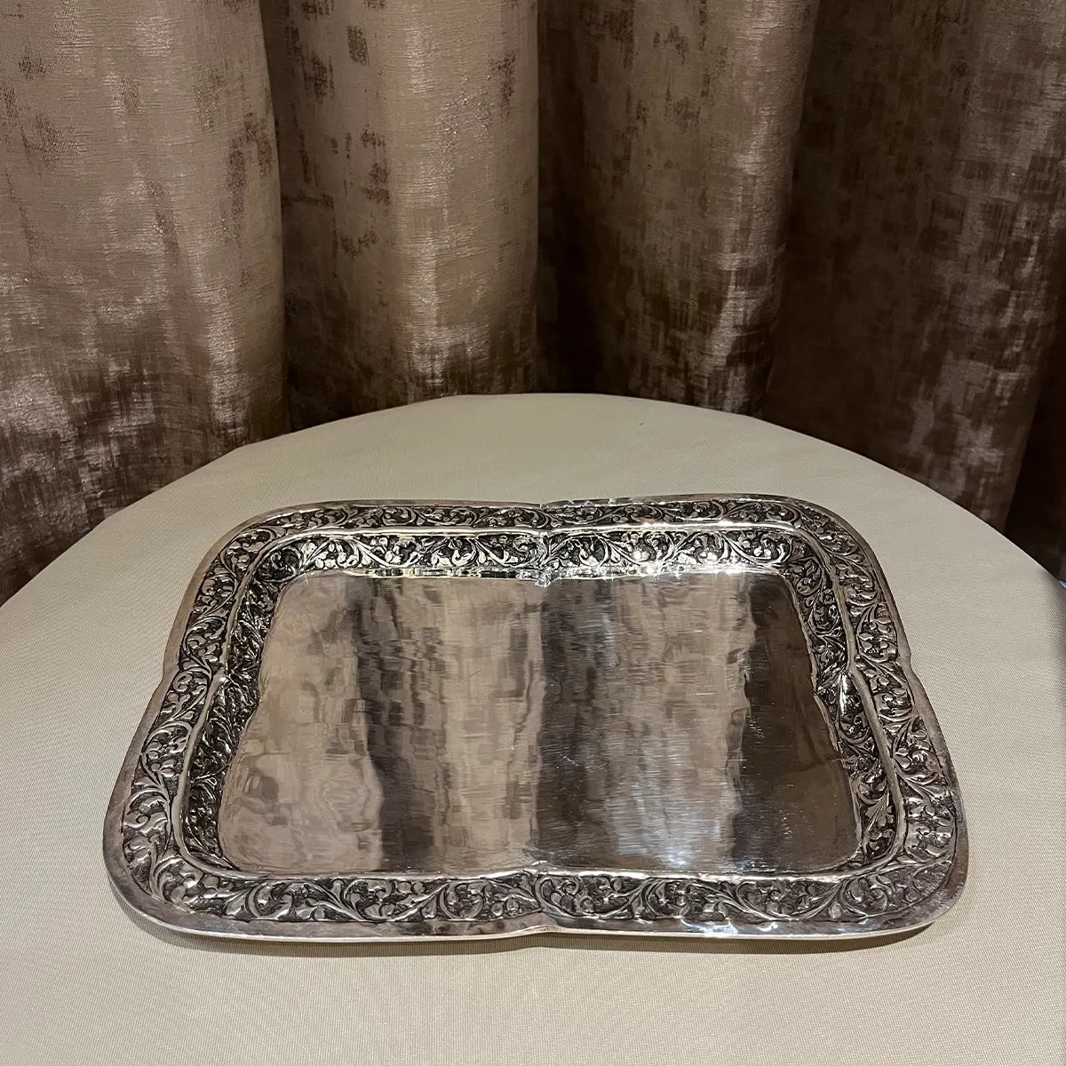 Premium 925 Antique Silver Tray