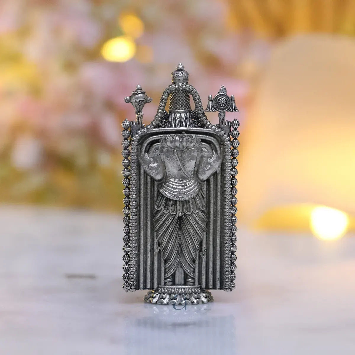 925 Sterling Silver Hollow Balaji Idol