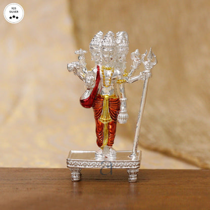 925 Silver Dattatreya Idol