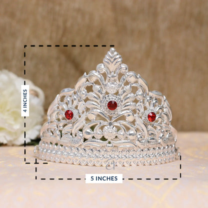 Traditional Silver Mukut