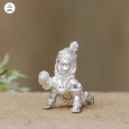 925 Silver Bal Gopal Idol