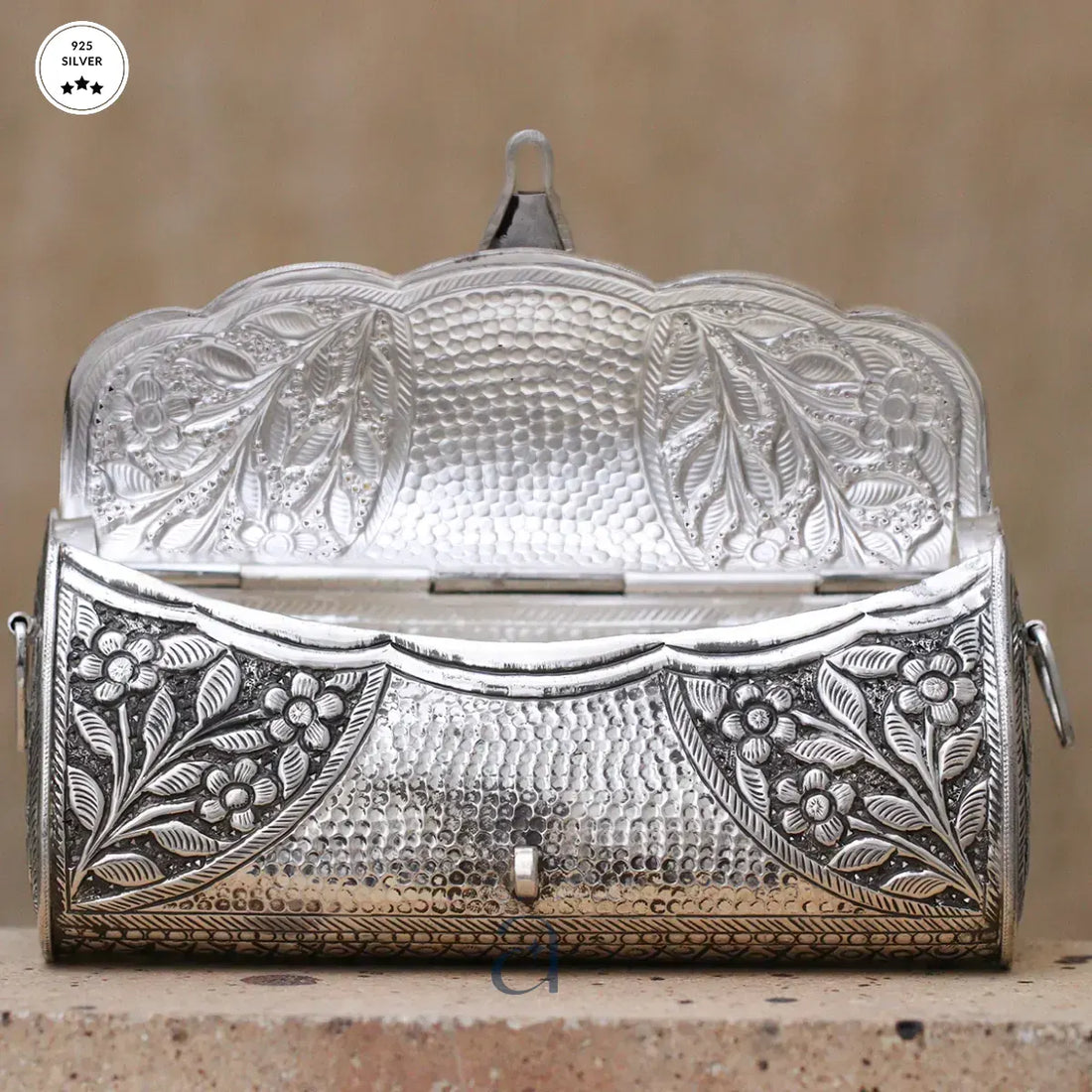 Vintage Sterling Silver Filigree Purse