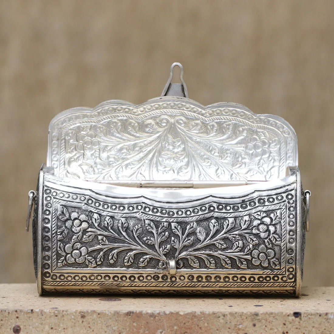 Antique European Silver Handbag