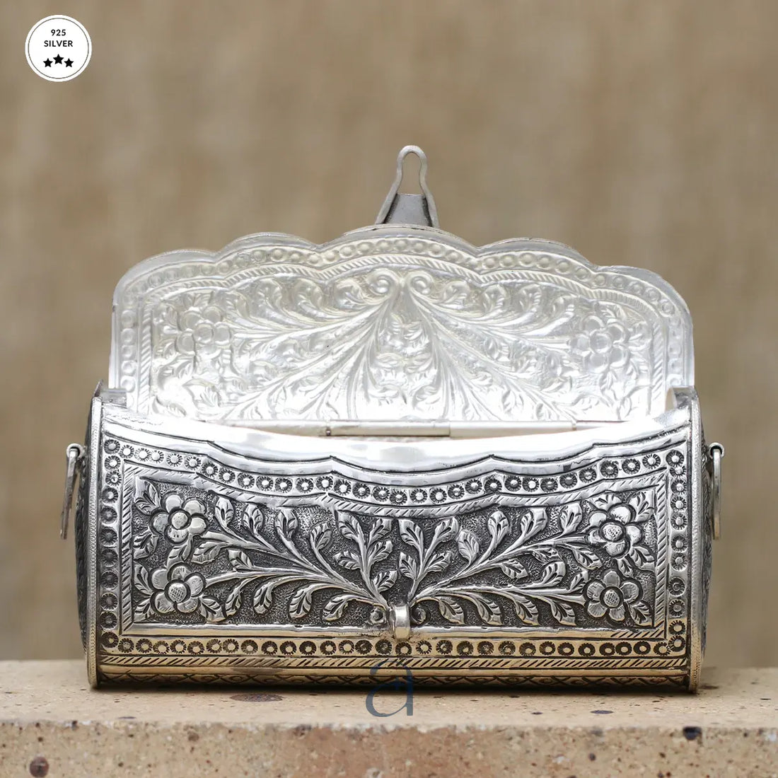 Antique European Silver Handbag