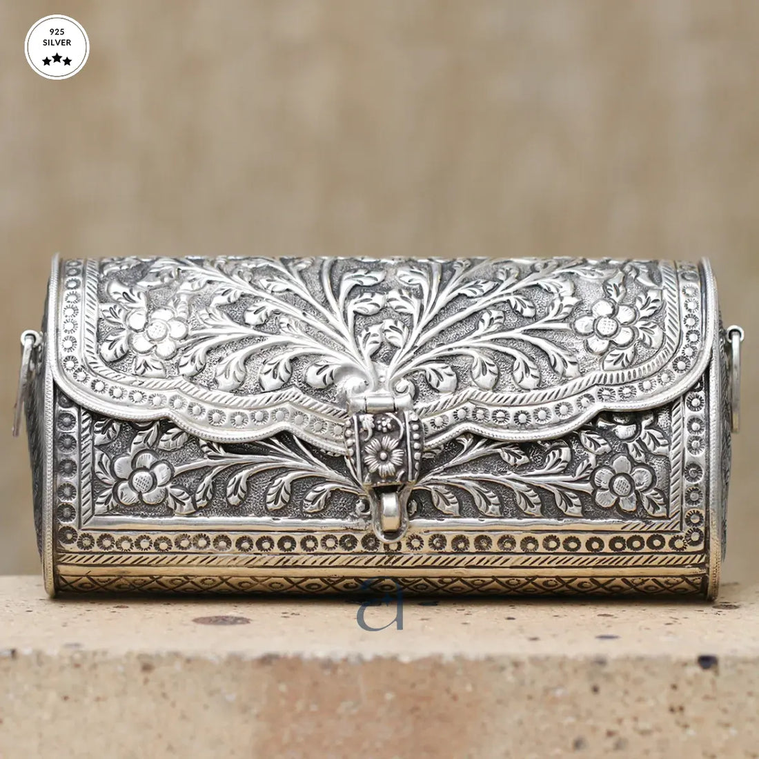 Antique European Silver Handbag