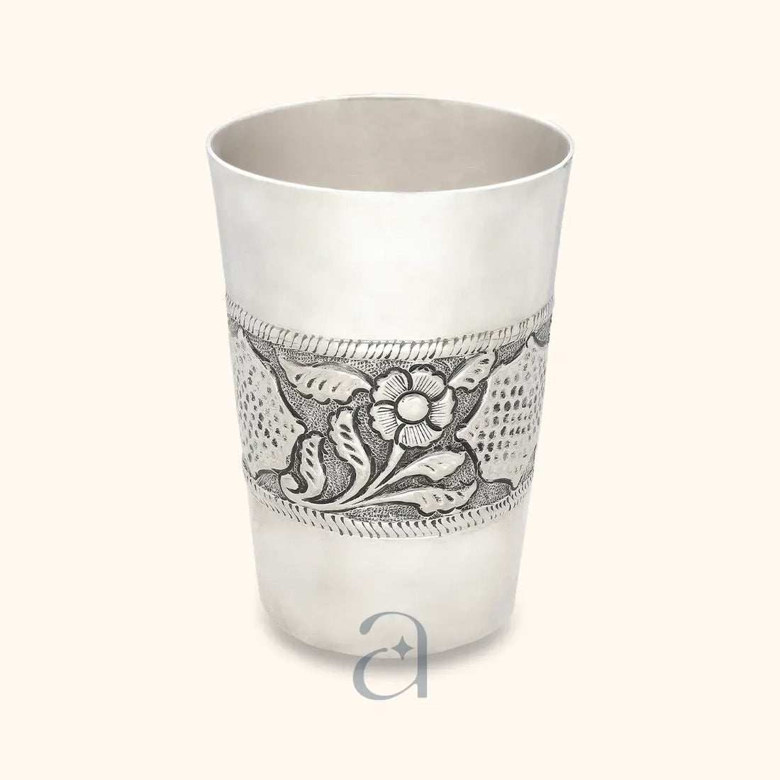 925 Antique Silver Glass