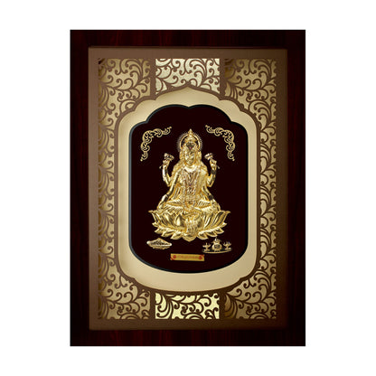 Timeless Lakshmi Ji Gold Foil Frame