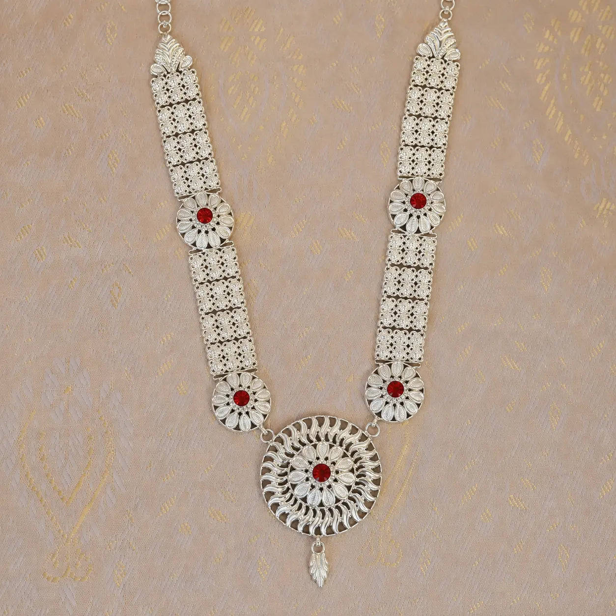 Silver Haar for Ganpati Bappa