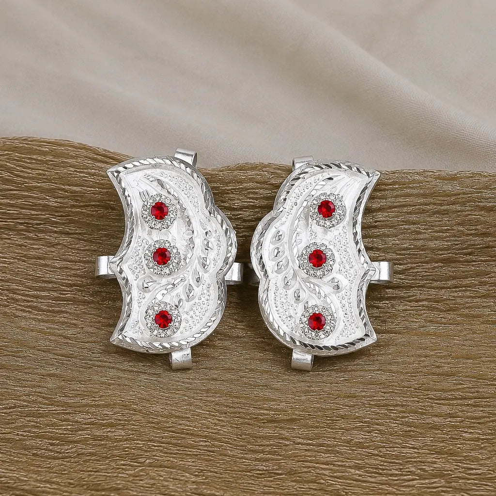 Silver Ganesh Ji Ear