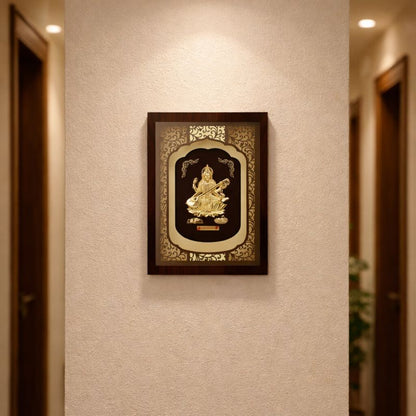 Auspicious Saraswati Ji Gift Frame