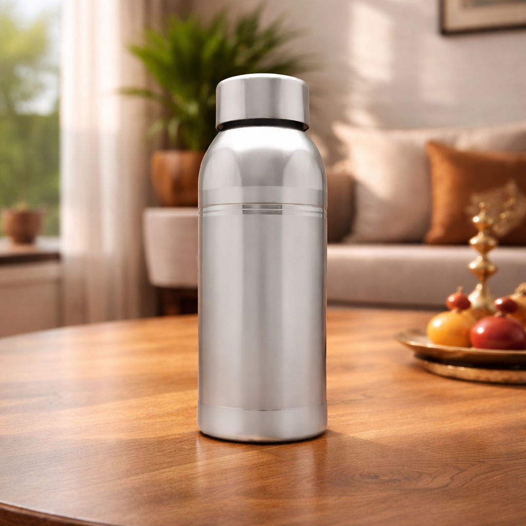 Silver Water Bottle