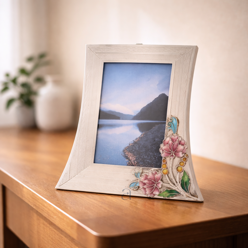 Buy Silver Frame for Lifelong Treasures Online at Best Price - Aahi Silverware | Ranka Jewellers