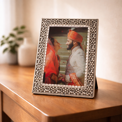 Buy 92.5 Silver Frame for Your Special Moments Online at Best Price - Aahi Silverware | Ranka Jewellers